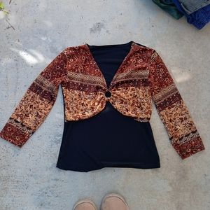 y2k whimseygoth vintage top